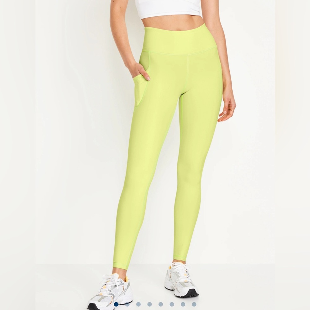 Old Navy Active Powersoft leggings neon green size S